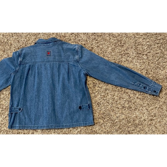 Christopher & Banks Denim Button Down Shirt - Picture 5 of 8